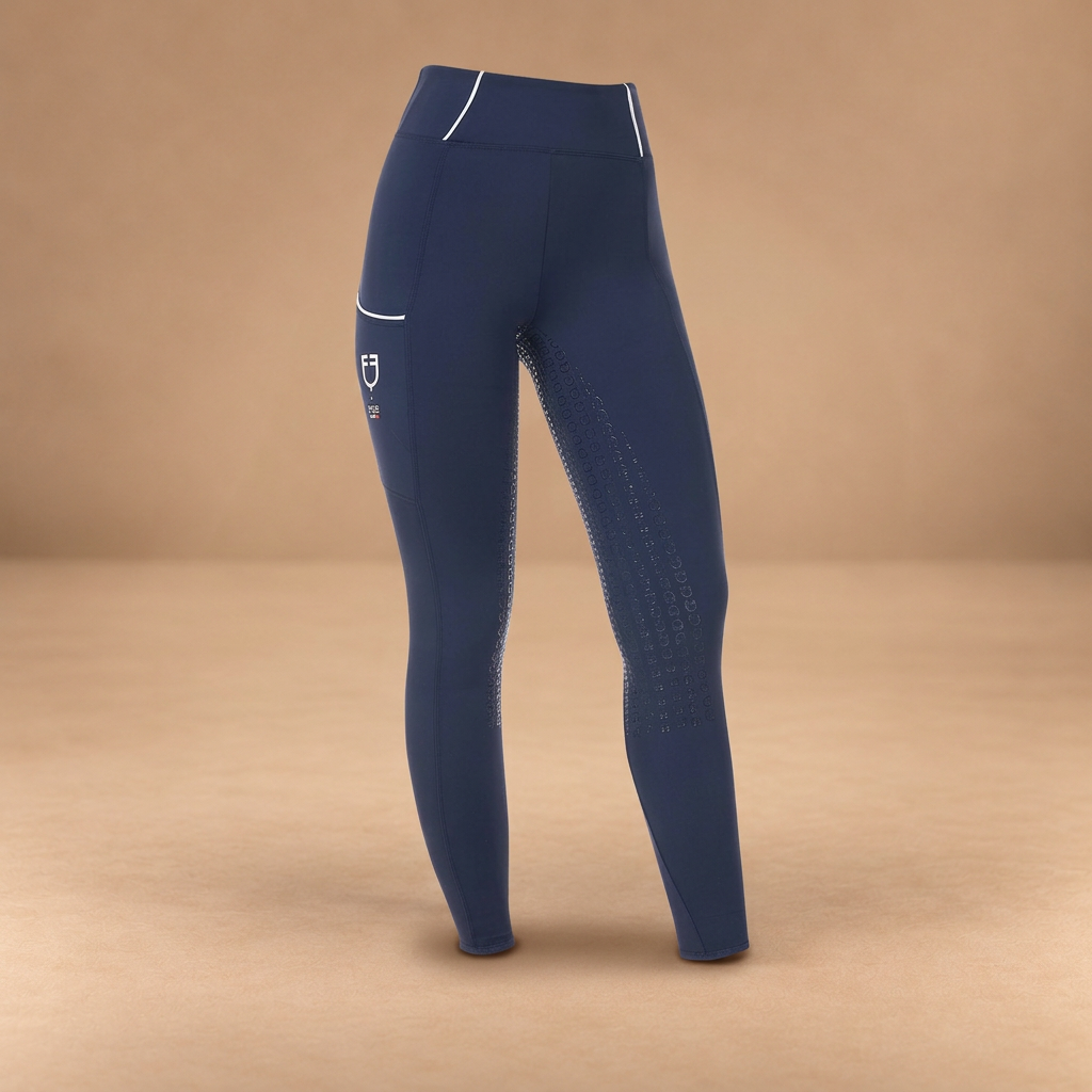LEGGINGS DONNA SLIM FIT FULL GRIP EQUESTRO X FISE