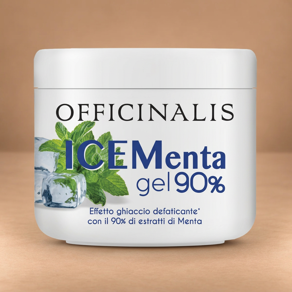 ICE GHIACCIO 90% su sfondo beige
