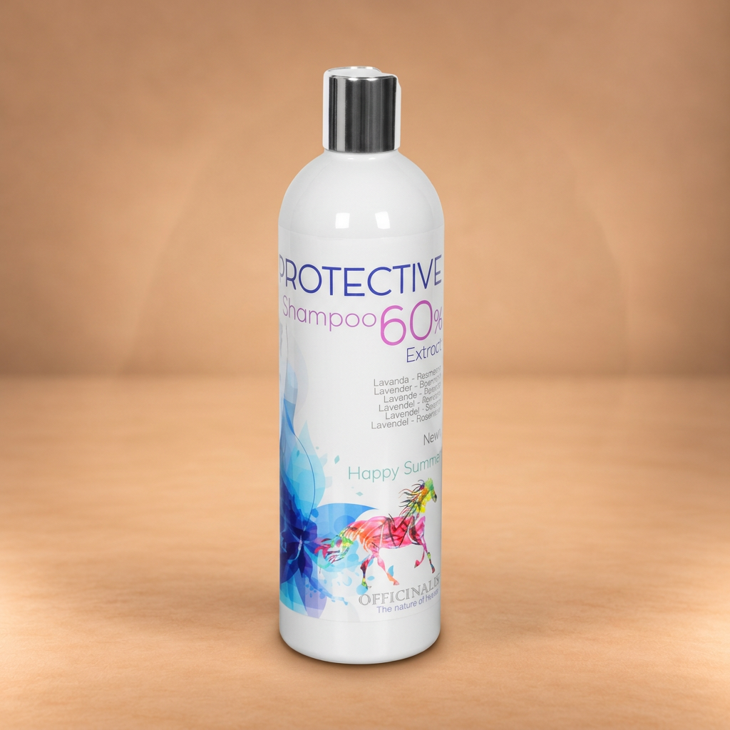 Shampoo Protective su sfondo beige