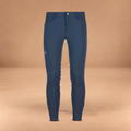 Pantalone uomo Otto Sarm Hippique blu, vista frontale su sfondo Smart Nova