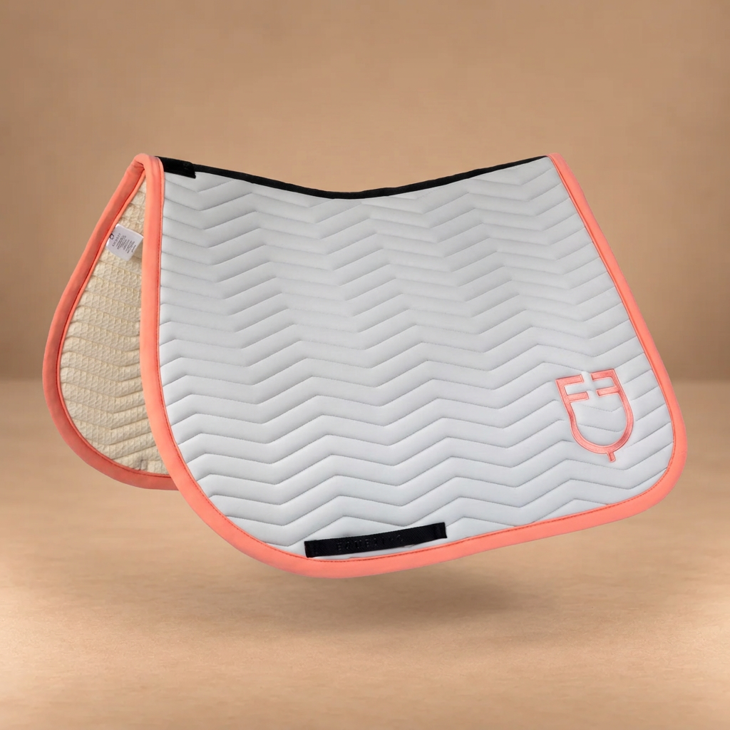 Wave Quilting grigio corallo - vista completa beige