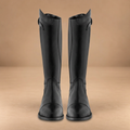 EGO7 Stivale da Equitazione Delphi Black – Puntale Cucito, Pannello Elastico