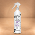 Shampoo a secco alla Lavanda 60% su sfondo beige