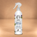 Shampoo a secco Mirtillo Nero 60% su sfondo beige