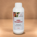 AMA Shampoo su sfondo beige