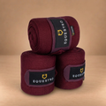 Fasce da riposo Equestro bordeaux su sfondo beige