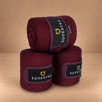 Fasce da riposo Equestro bordeaux su sfondo beige