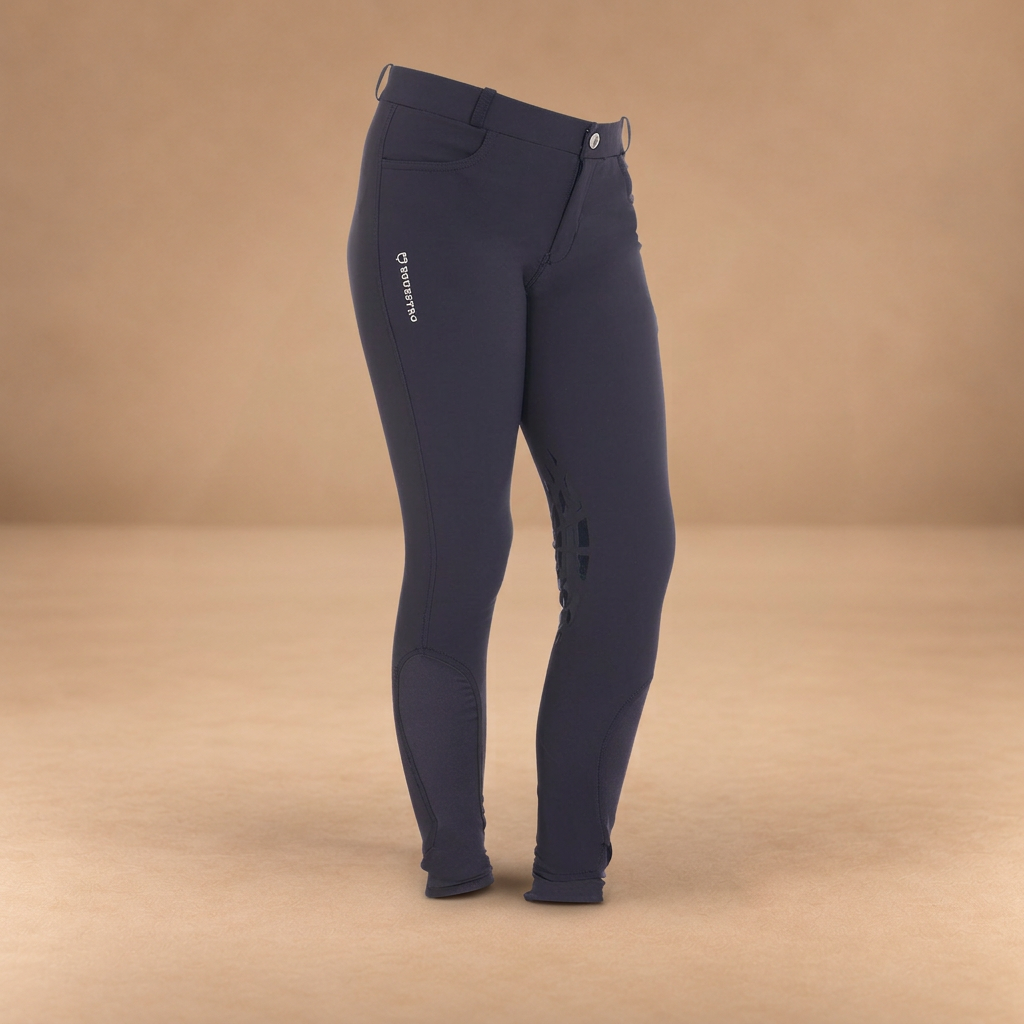 Pantaloni Equestro unisex bambini navy su sfondo Smart Nova