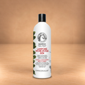 Shampoo Lampone More Rosse su sfondo beige