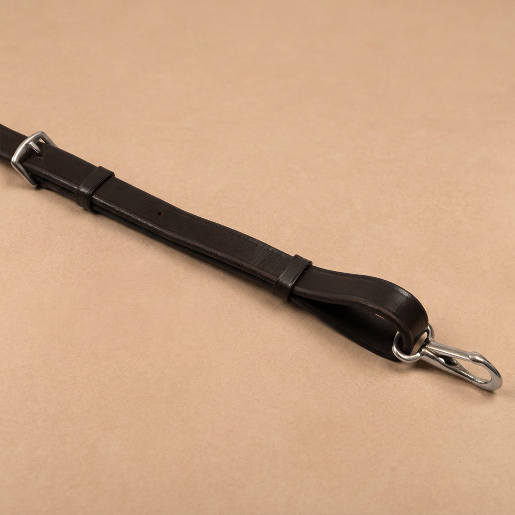 Martingala Equestro a collier - dettaglio moschettone sfondo beige