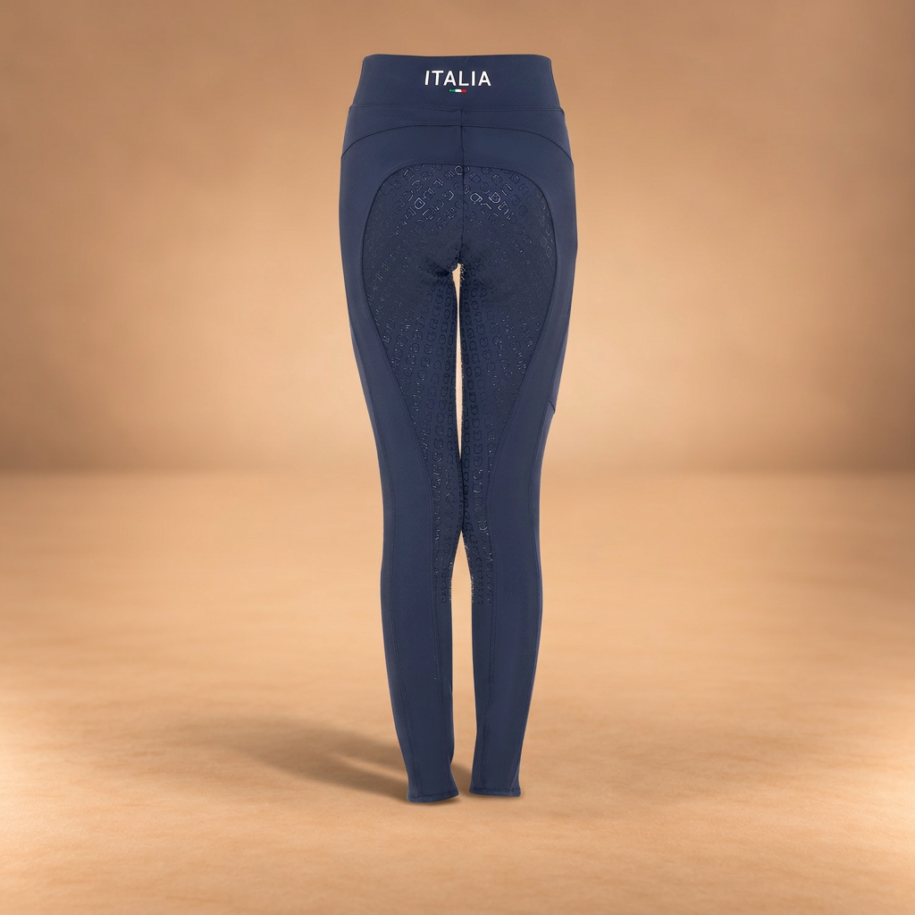 LEGGINGS BAMBINA SLIM FIT FULL GRIP EQUESTRO X FISE