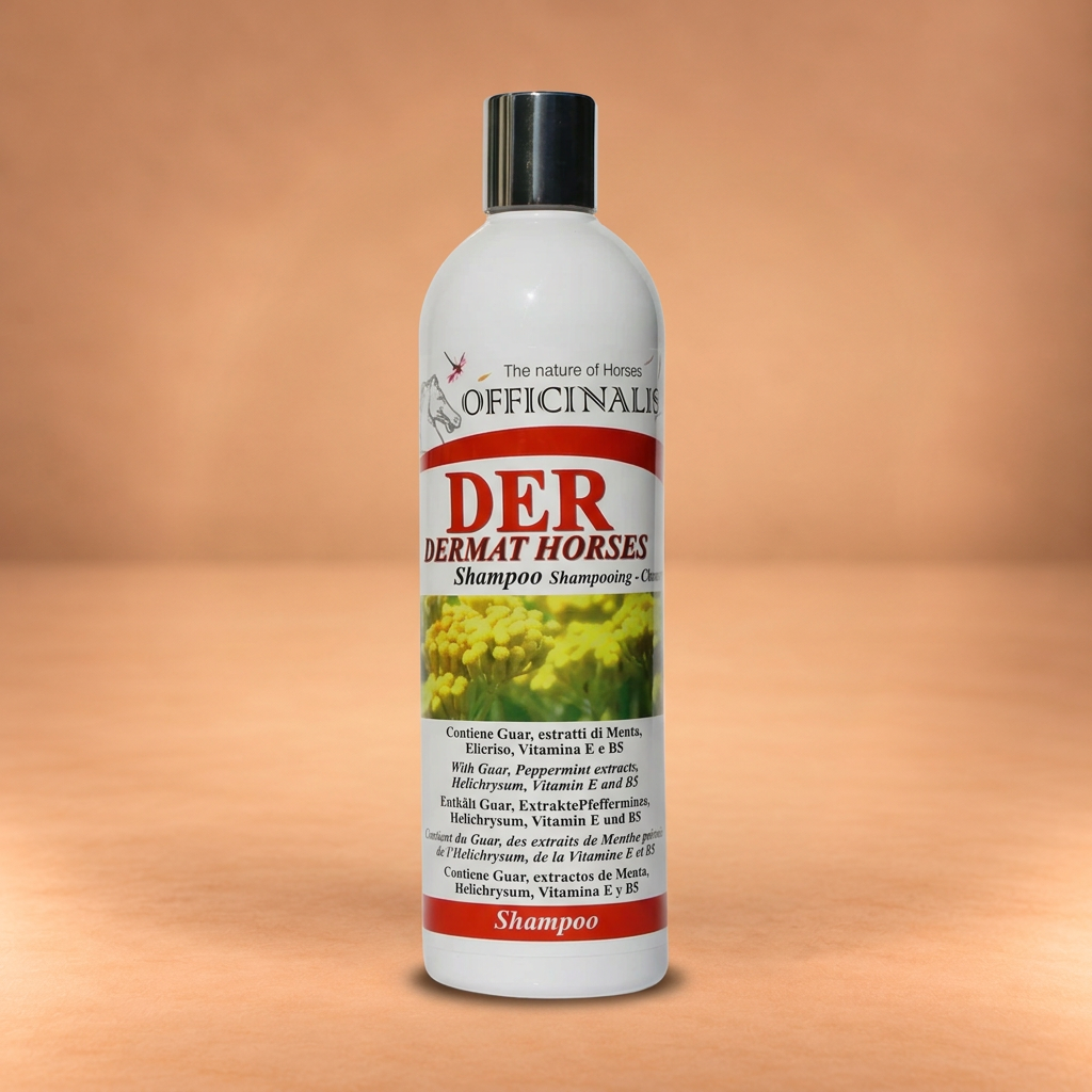 Shampoo DER su sfondo beige