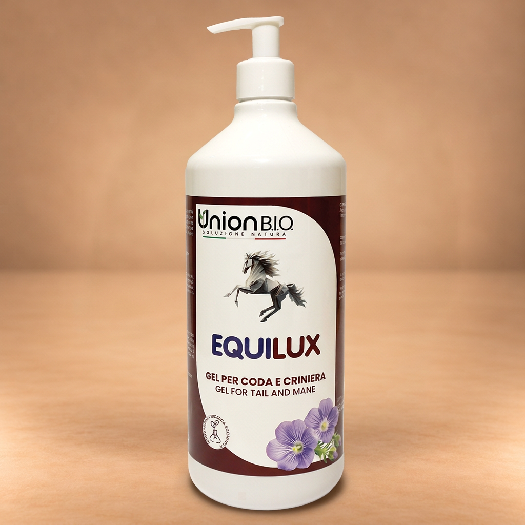 Equilux su sfondo beige