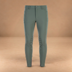Pantalone uomo Dylan verde militare con grip, ricavato dalla foto beige, su sfondo Smart Nova