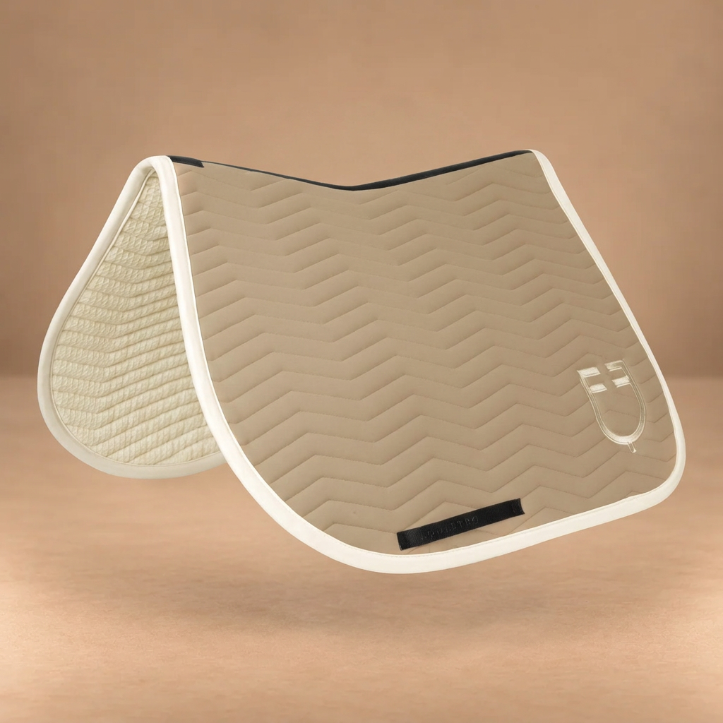 Wave Quilting sabbia - vista completa beige