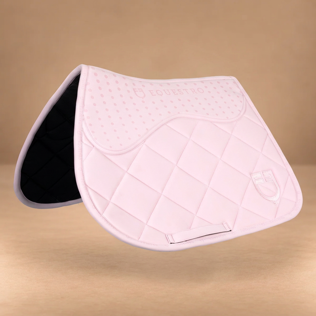 Sottosella Equestro rosa chiaro - sfondo beige