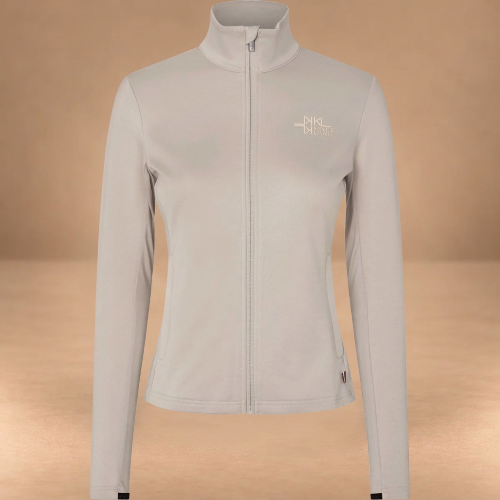 FELPA DA DONNA KLALBA CON ZIP INTERA IN MICROPILE KINGSLAND