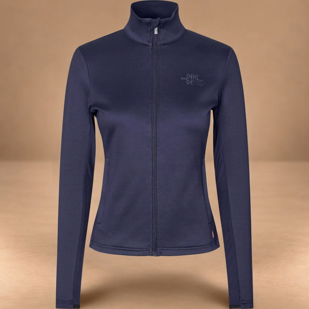 FELPA DA DONNA KLALBA CON ZIP INTERA IN MICROPILE KINGSLAND