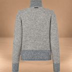 MAGLIA DONNA KINGSLAND KLAUDREY IN LANA E ALPACA CON MEZZA ZIP